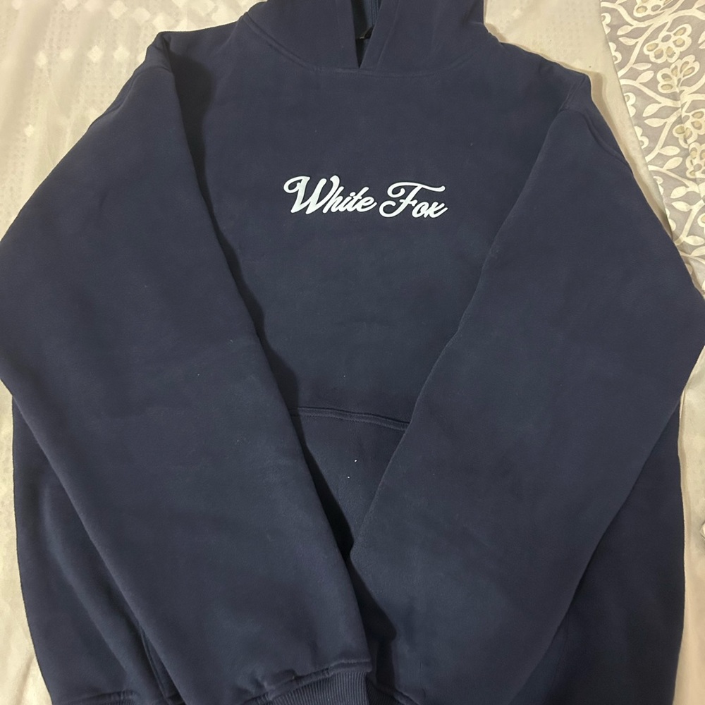 White Fox Boutique Navy Hoodie